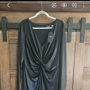 Ralph Lauren Black Metalic Dress